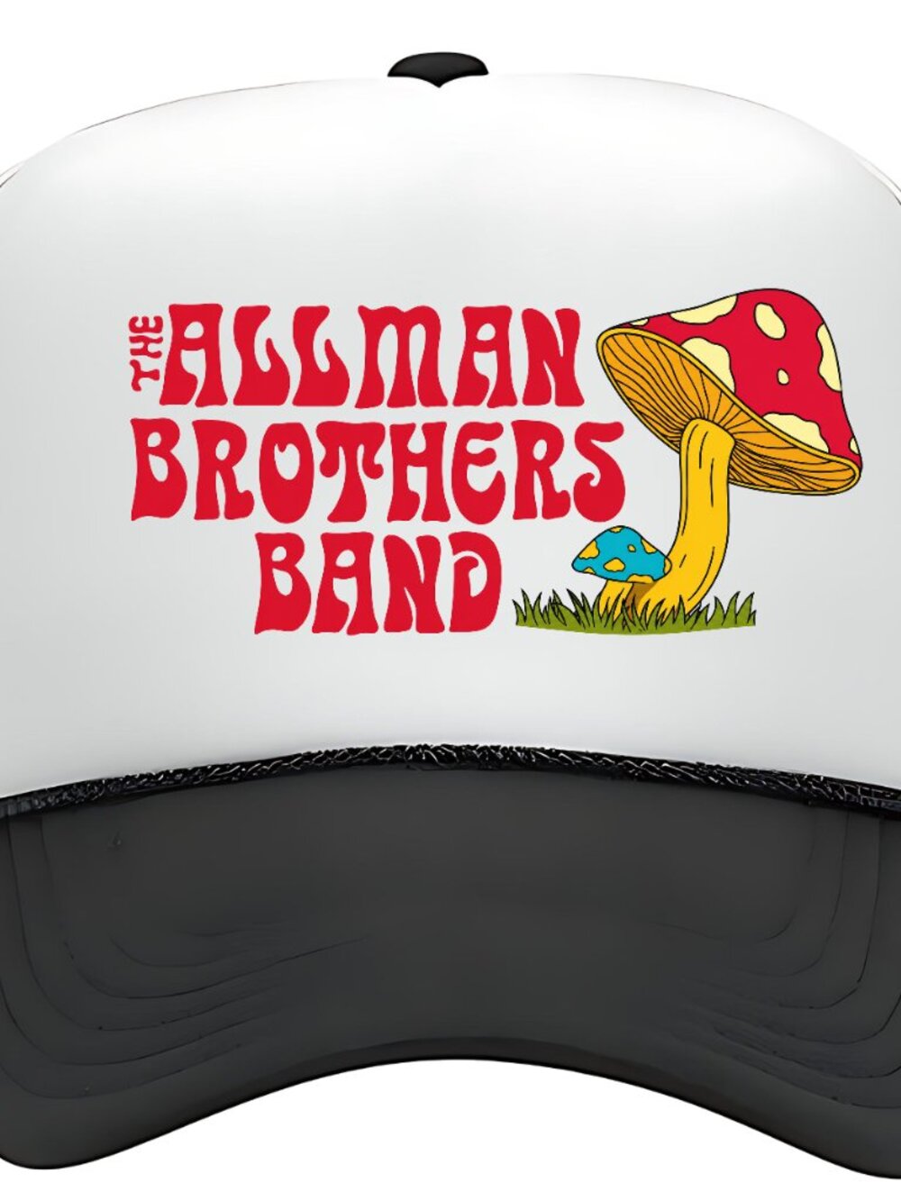 The Allman Brothers Printed Retro Logo Foam Trucker Mesh Snapback Cap Hat